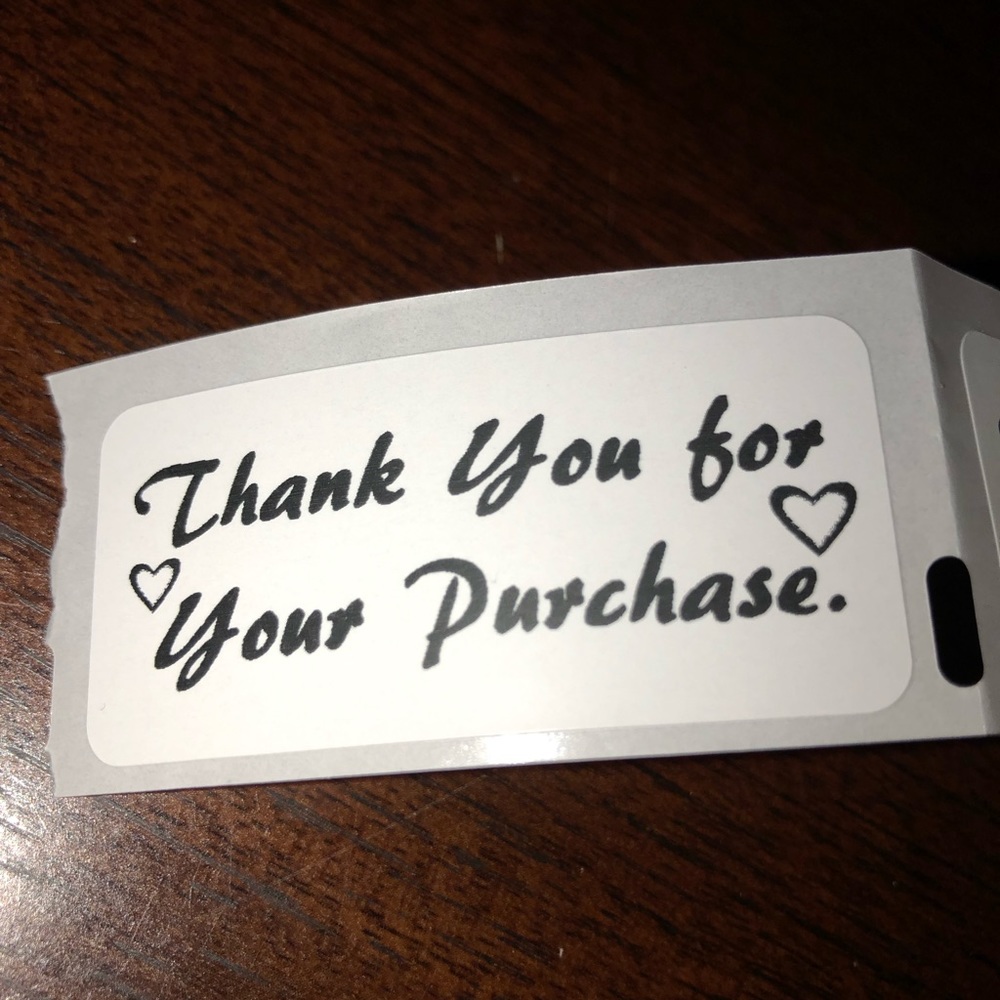 Thank You for Your Purchase stickers 🏷